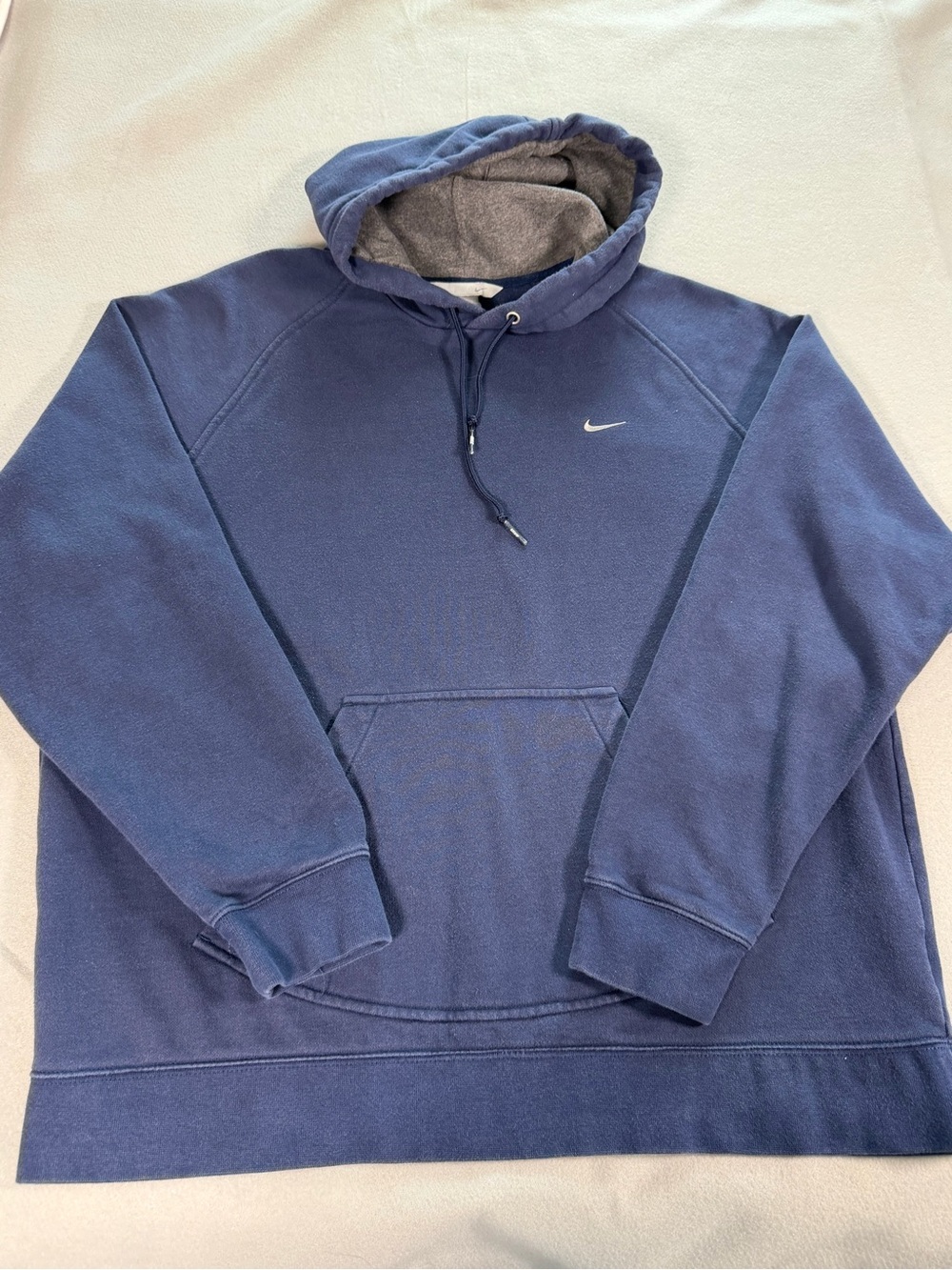 Vintage Nike Center Swoosh Raglan Pullover Hoodie Y2K